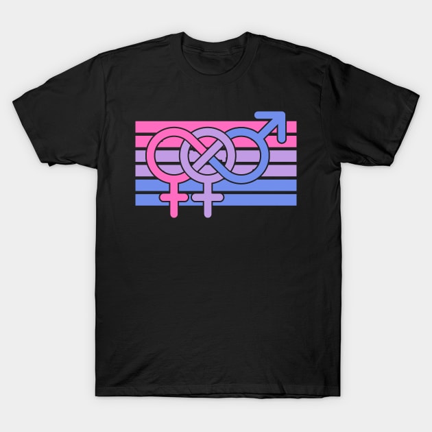 Bisexual Bi Pride Shirt Gay Parade T-shirt LGBTQ Tee Gifts T-Shirt by Kaileymahoney